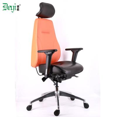 China 2022 new fashion excellent classic high quality adjustable back luxury executive leather office chair tall people (height) for sale