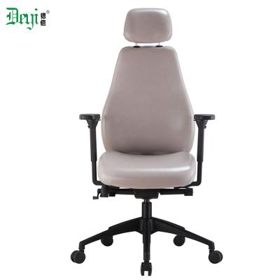 China 2022 new fashion luxury executive leather office chair (height) new high quality classic excellent quality adjustable back for sale