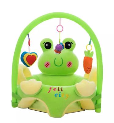 China Lovely Baby Plush Chair Sofa Skin Set Support Seat Cover Cartoon Learning Breath Sit Plush Chair Toddler Nest Washable With Rod Toys for sale