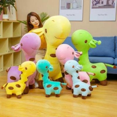 China Lovely 40-70CM Large Sofa Decoration Baby Kids Birthday Animals Sofa Chair Toy Stuffed Kawaii Giraffe Plush Animal Christmas Gifts for sale