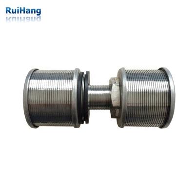 China Factory Direct Sales Non Woven SS Wedge Wire Screen Water Strainer Filter Nozzle For Water Treatment for sale