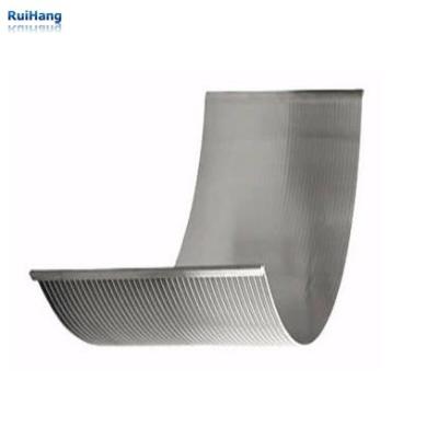 China Non Woven Wedge Wire Sieve Bend Screen For Dewatering And Drying Material for sale