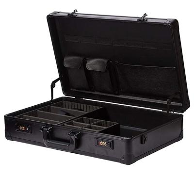 China Viable Aluminum Case Tool Box Organizer Lockable Flight Storage Box for sale