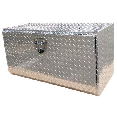 China Lightweight Aluminum Pickup Truck Underbody Bed Tool Box Under Trailer Tool Storage Case for sale