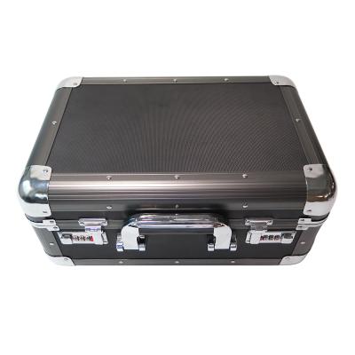 China Customized Size Carry Case Tool Suitcase Small Shockproof Aluminum Hard Aluminum Tool Case With Foam for sale