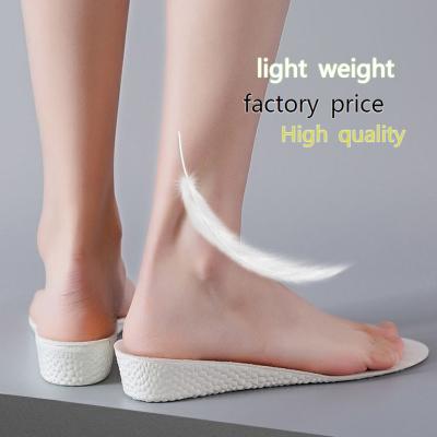 China New Arrivals Lightweight Popcorn Height Increasing Insoles Invisible In Sock Memory Foam Height Increasing Insole for sale