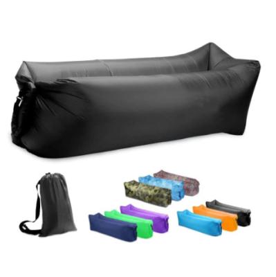 China Lightweight Inflatable Sofa Beach Sleeping Bag Air Hammock Folding Quick Inflatable Sofa For Beach,Camping for sale