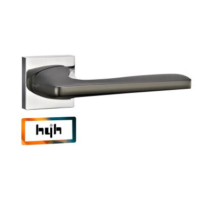 China Guangdong-hyh New Modern Hardware Patent Zinc Villa Rosette Passage Door Handle for sale