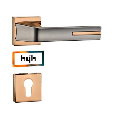 China Guangdong-hyh modern nickel hardware handsome retail door handle for interior door for sale