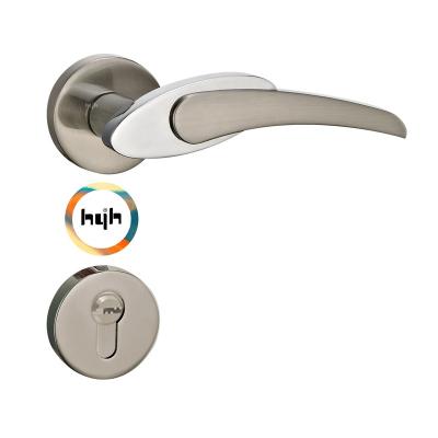 China Guangdong-hyh Simple Home Hardware Luxury Zinc Lever External Door Lock for sale