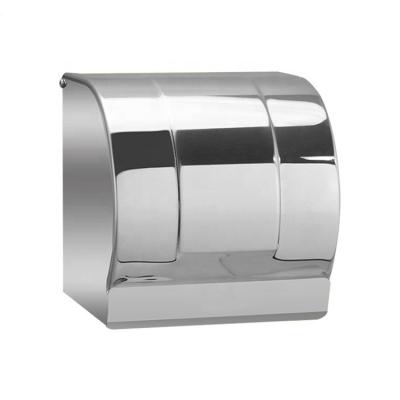 China Modern Tissue Holder Wall Mounted Paper Roll Stainless Steel Tissue Box For Home Bathroom Kitchen With Smooth Surface Toilet Dispenser for sale