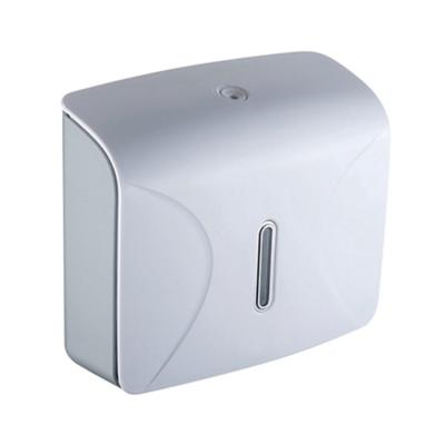 China ABS Modern Wall Mounted Lockable Plastic Washroom Hand Paper Towel Dispenser Waterproof Commercial Bathroom Towel Tissue Holder Box for sale