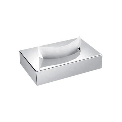 China Small Size Modern Stainless Steel Mirror Shining Hotel Home Use And Good Quality Table Napkin Box for sale