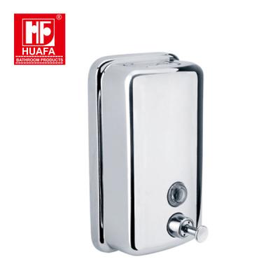 China Foam Soap Dispenser Bathroom 500ml/800ml/1000ml Stainless Steel Hand Soap Dispenser With Sight Glass for sale