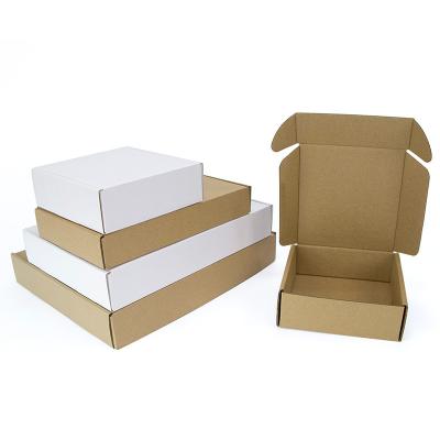 China Recycled Materials Custom Design Corrugated Cardboard Box Kraft Paper Box For Food Packaging for sale