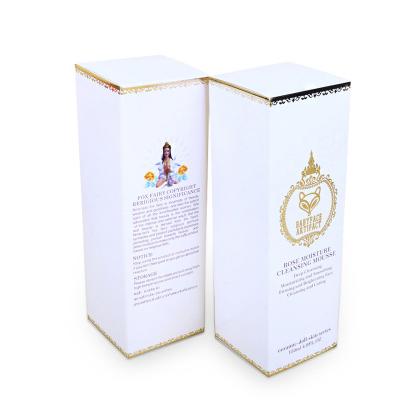 China Recycled Materials Custom Printing Straight Tuck End Box For Cosmetic Packaging for sale