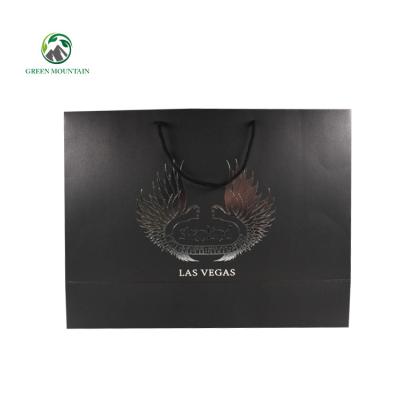 China BIODEGRADABLE OEM Printed Logo Brand Retail Low Cost Custom Paper Shopping Bags for sale