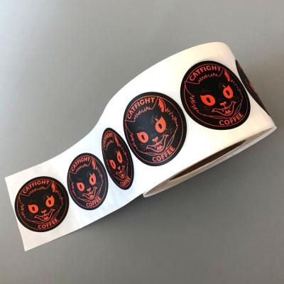 China Wholesale Waterproof PVC Custom Vinyl Logo Designs Promotional Bumper Stickers Printing For Hat for sale