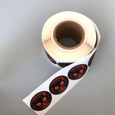 China Waterproof Custom Adhesive Waterproof Food Containers Labels Stickers Printing Roll for sale