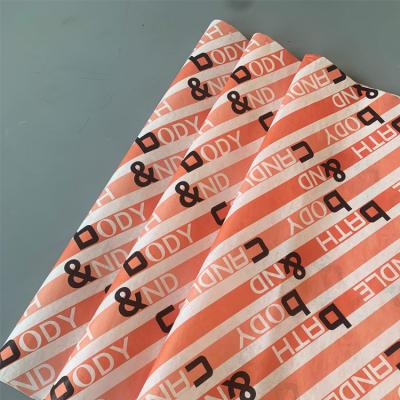 China Factory Direct Customized Printed Logo Gift Wrap Moisture Proof Scented Tissue Paper With Company Logo for sale