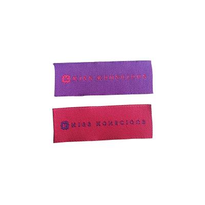 China Viable Wholesale Custom High Quality Damask Woven Label For Clothing for sale