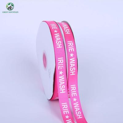 China Eco-friendly wholesale cheap custom printed ribbon with logo for sale