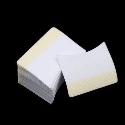 China Disposable Lash Remover Pads Cotton Pads Moisturizer Eyelash Extension Makeup Tools for sale