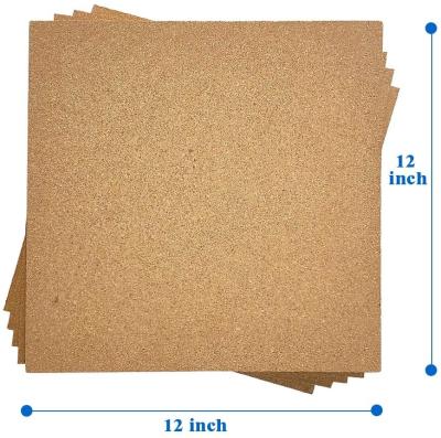 China Eco-Friendly 100% Natural Cork Tiles 12