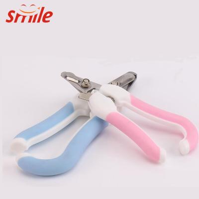 China New Viable Professional Pet Grooming Nail Scissors With Stainless Steel Cutter Head for sale