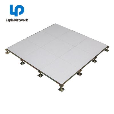 China Ningbo modern lepin factory hot sale 600mm calcium sulphate raised floor board use office room flooring accessories size for sale