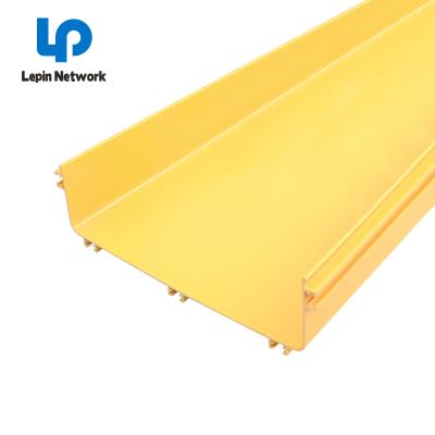 China PVC 120 PVC Fiber Cable Tray For Fiber Duct Routing System for sale