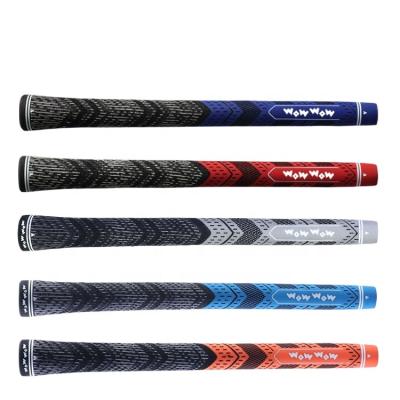 China New design non-slip golf grips, rope golf grip, OEM golf rubber grips for sale