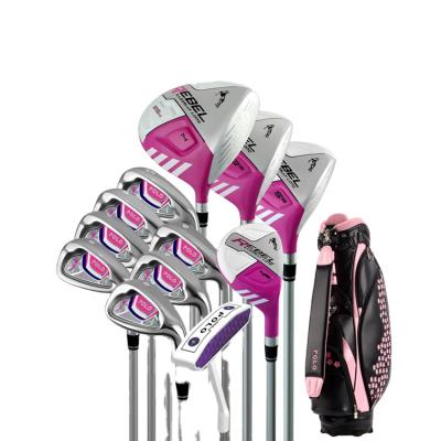 China Wholesale Carbon Steel Titanium Ladies Golf Clubs Complete Sets for sale