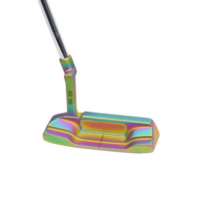 China graphite & Steel CNC Milled Golf Putter PVD Straight Putter From Clubs Factory for sale