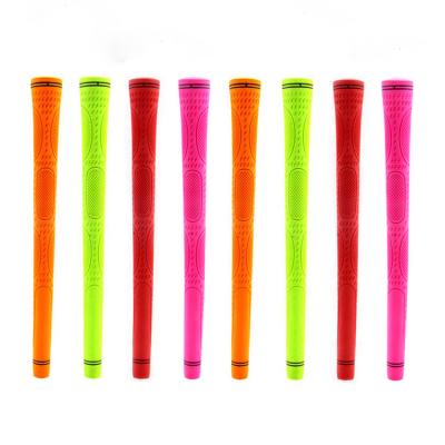 China Wholesale Rubber Golf Grip Golf Grips Custom Neon Standard Color Golf Club Rubber Grips for sale