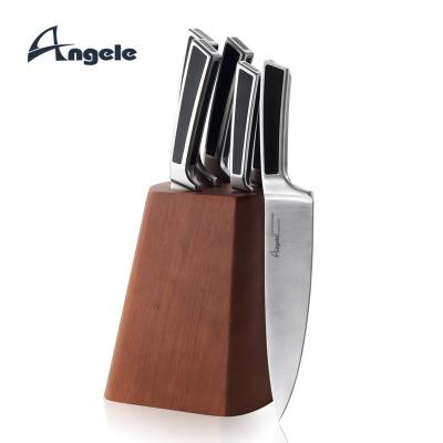 China Durable Durable Durable Knife Set 3cr13 Stainless Steel Chef Knife Set With Pakka Handle Kitchen Knife Set for sale