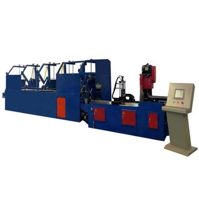 China Hotels Automatic Servo Feed Tube Slitter Production Line Unattended Automatic Pipe Slitter for sale