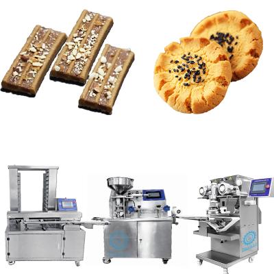 China Multifunctional Hotel Biscuit Biscuit Making Machine Double Automatic Almond Cookie Filling Machine SV-208A for sale