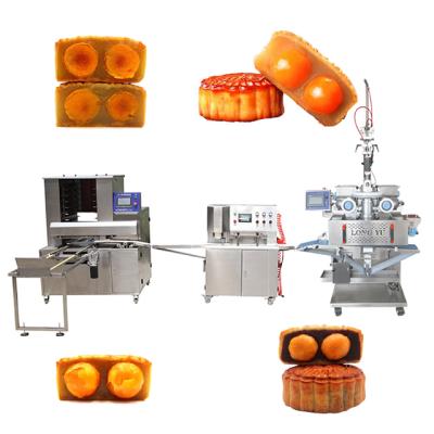 China All Food SV-380 TWO egg yolk moon cake mamoul mamoul machine automatic encrusting mooncake making machine for sale