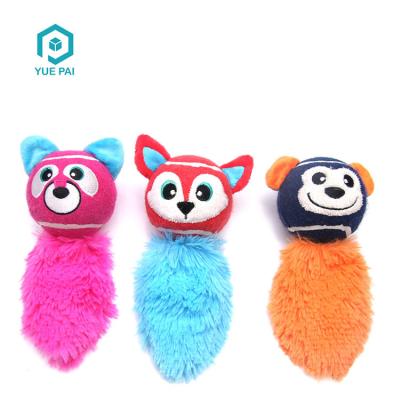 China Sustainable High Quality Plush Treat Ball Interactive Training Stuffed Dog Toy for sale