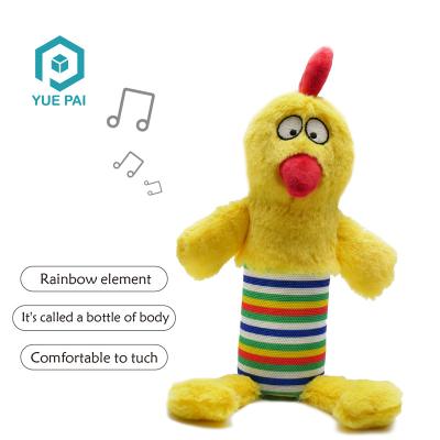 China Factory Wholesale Viable Squeaky Plush Chew Interactive Pet Toy for sale