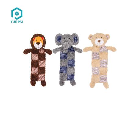 China Multiple Sustainable Cute Soft Squeaky Interactive Plush Small Dog Toy Good Quality for sale