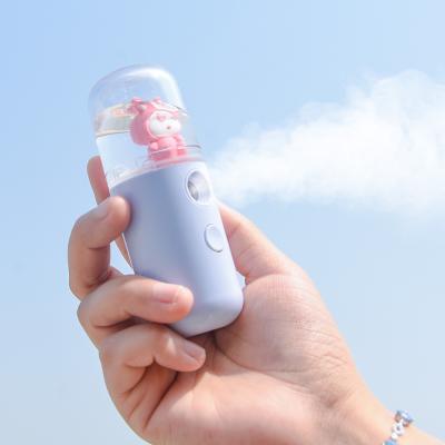 China Hot Selling Wochuan Nano Electric Portable Moisturizer Nano Mist Sprayer With Toy Machine Mini Nano Spray Facial Steamer for sale