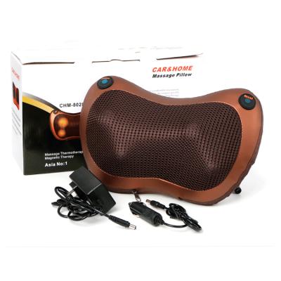 China Portable electric shiatsu massage pillow with heating function for sale