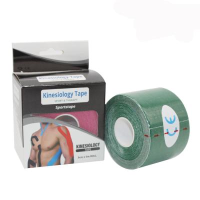 China Factory Breathable Sports Safety Therapy Muscle Physiotherapy Orthopedic Support Cotton Kinesiology Tape for sale