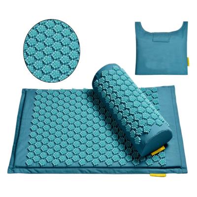 China Full Body Waist Shoulder Massager Yoga Back Acupressure Mat Lightweight Multi Functional Cushion Household Yoga Acupressure Mat for sale