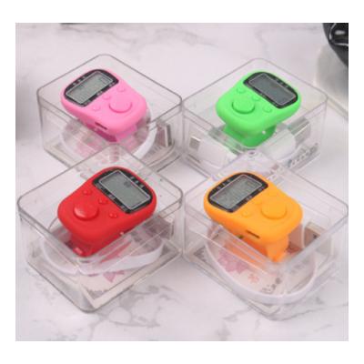 China Folk Craft Finger Check Counter Rechargeable Digital Tasbeeh Counter Inventory Check Number Counting With Led Light for sale