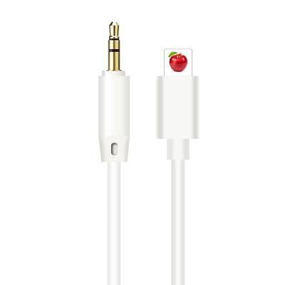 China aux cable made of high quality environmental friendly nylon for lightweight cable aux ling. 3.5mm Jack For iPhone Earphone Home / Car Stereo Speaker 1M for sale