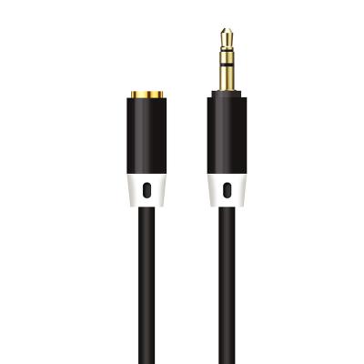 China Environmentally Friendly professional high quality aux 3.5 audio cable 1m 2m 3m male to female Microphones line audio Cable Wire for sale