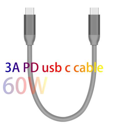 China MP3/MP4 Type-C Player 1m 2m 3A 60W PD QC3.0 Cable To Fast Charging Type 3.1 USB C Data Cable Cord for sale